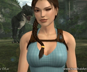Lara Croft crypt raider..