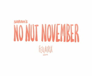 sarahs no freak novembre